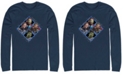 Fifth Sun Marvel Men's Avengers Endgame Hero Four Square, Long Sleeve T-shirt